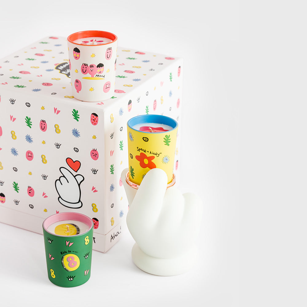 wekuku | Aha! 01 Gift Box 輕鬆拿捏系列禮盒裝 香薰蠟燭