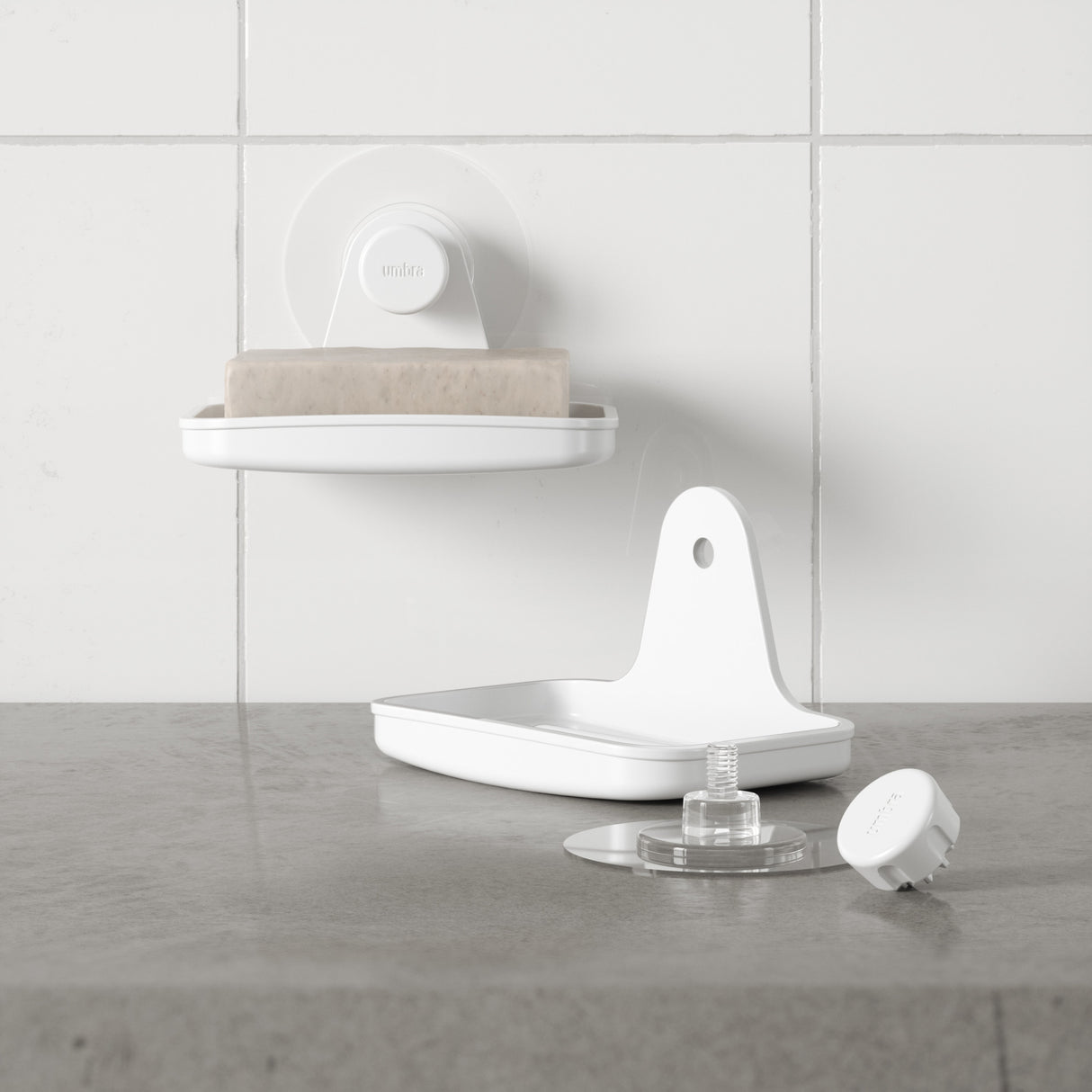 umbra | FLEX ADHESIVE SOAP DISH 菲樂皂碟盒