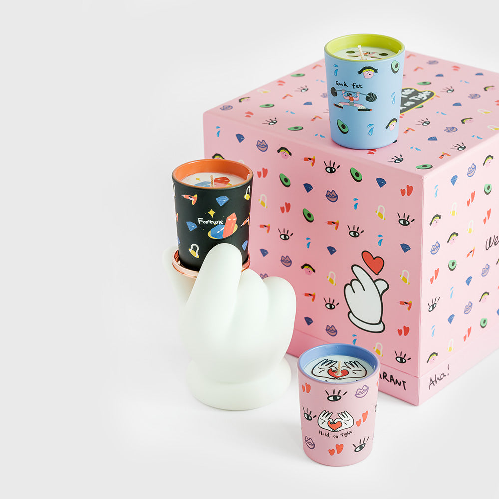wekuku | Aha! 02 Gift Box 任你拿捏系列禮盒裝 香薰蠟燭