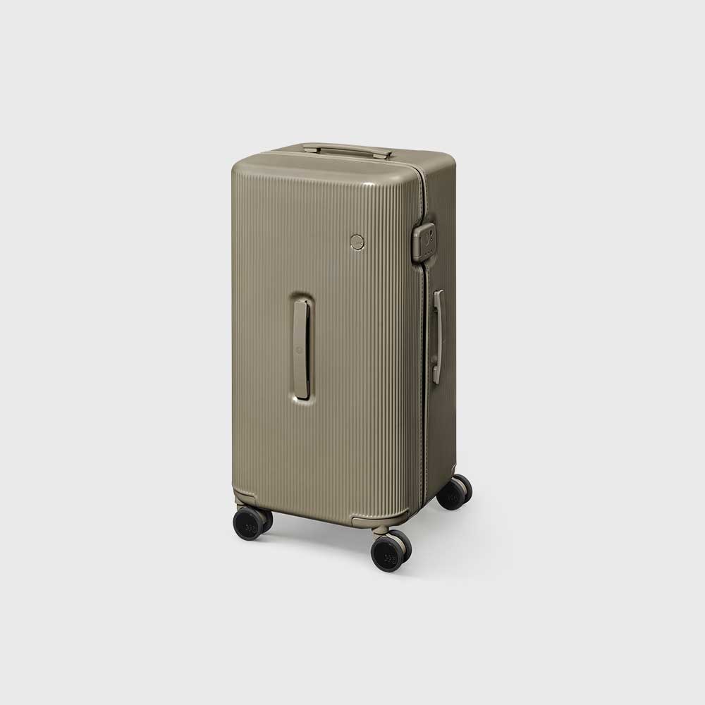 ITO | PISTACHIO STRIPED 2 TRUNK PLAIN GREY 開心果胖胖箱行李箱 平原灰