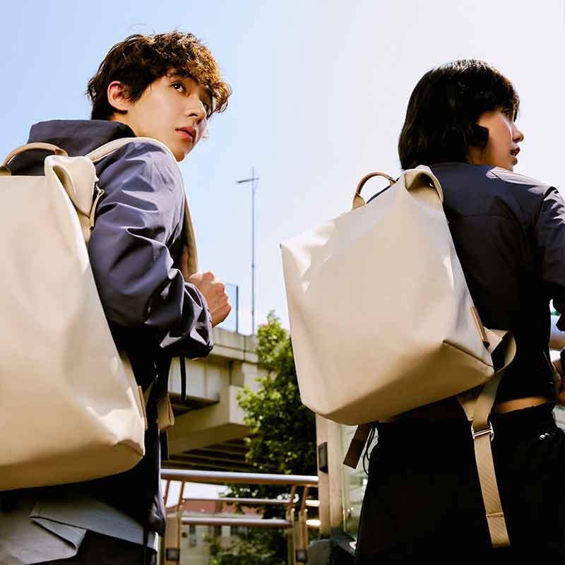 ITO | TRUFFLE BACKPACK2 CHALK WHITE 後背包 岩白