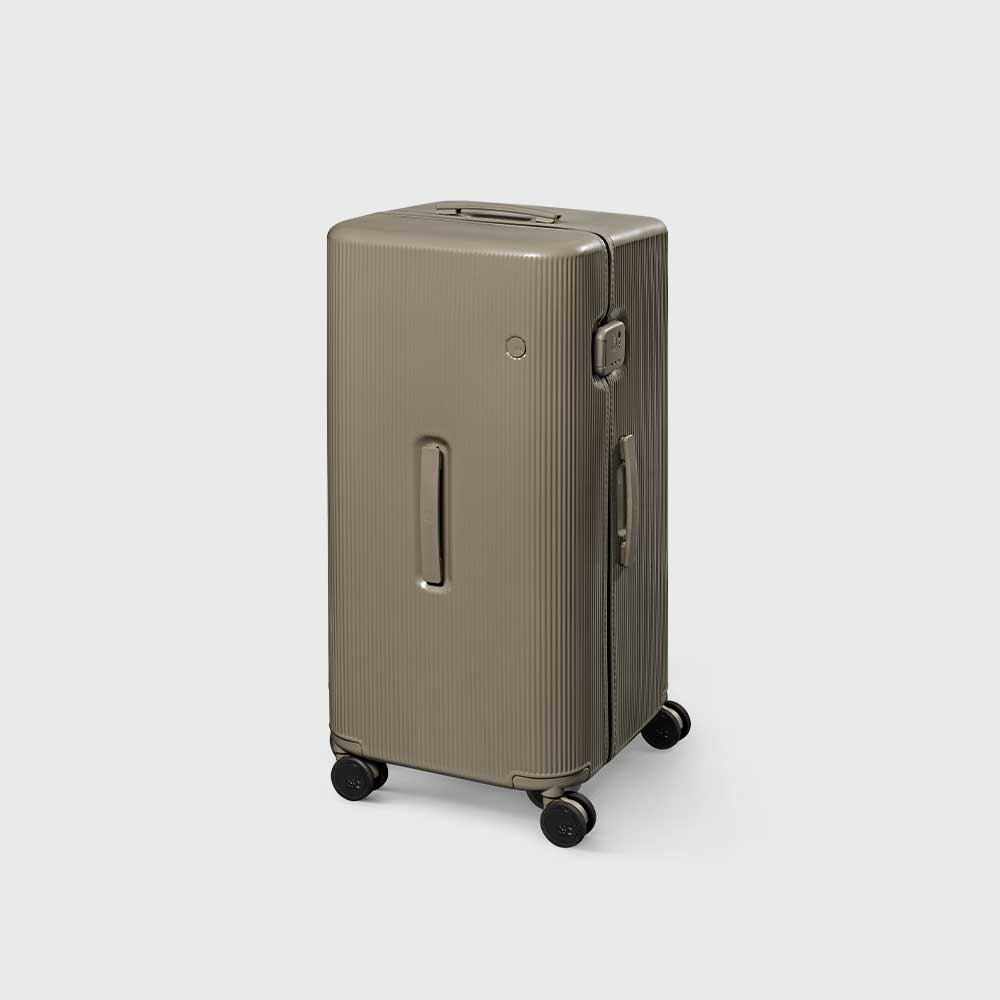 ITO | PISTACHIO STRIPED 2 TRUNK PLAIN GREY 開心果胖胖箱行李箱 平原灰