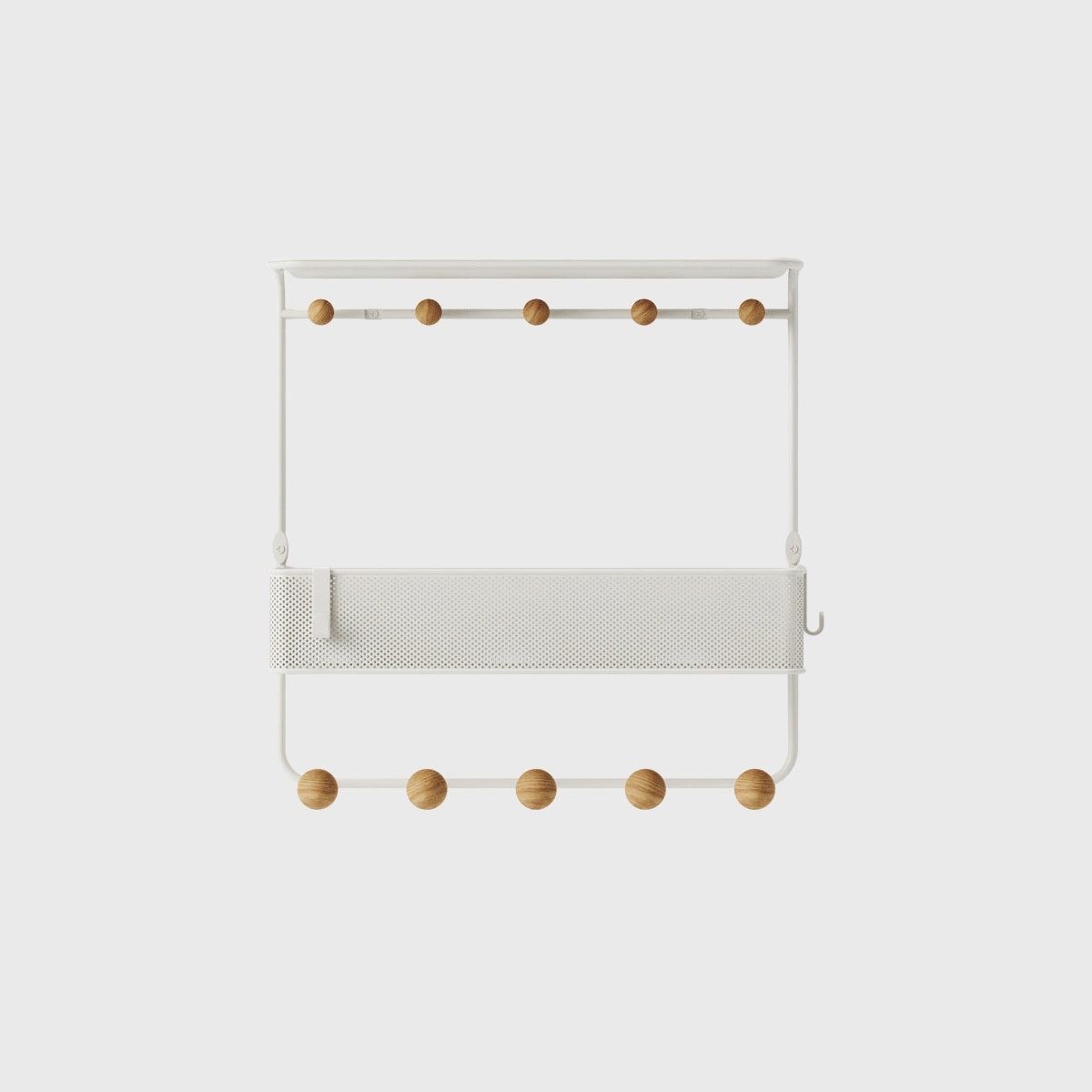 umbra | ESTIQUE SHELF WITH HOOKS 掛鉤