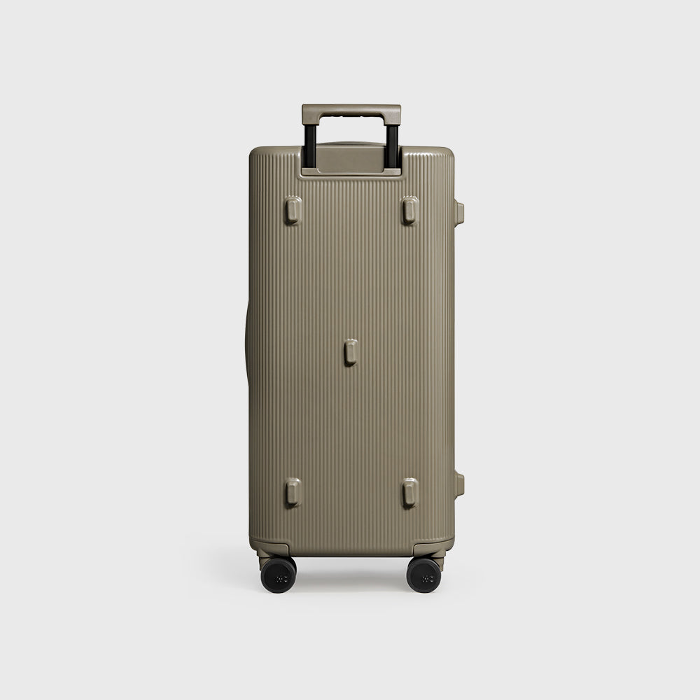 ITO | PISTACHIO STRIPED 2 TRUNK PLAIN GREY 開心果胖胖箱行李箱 平原灰