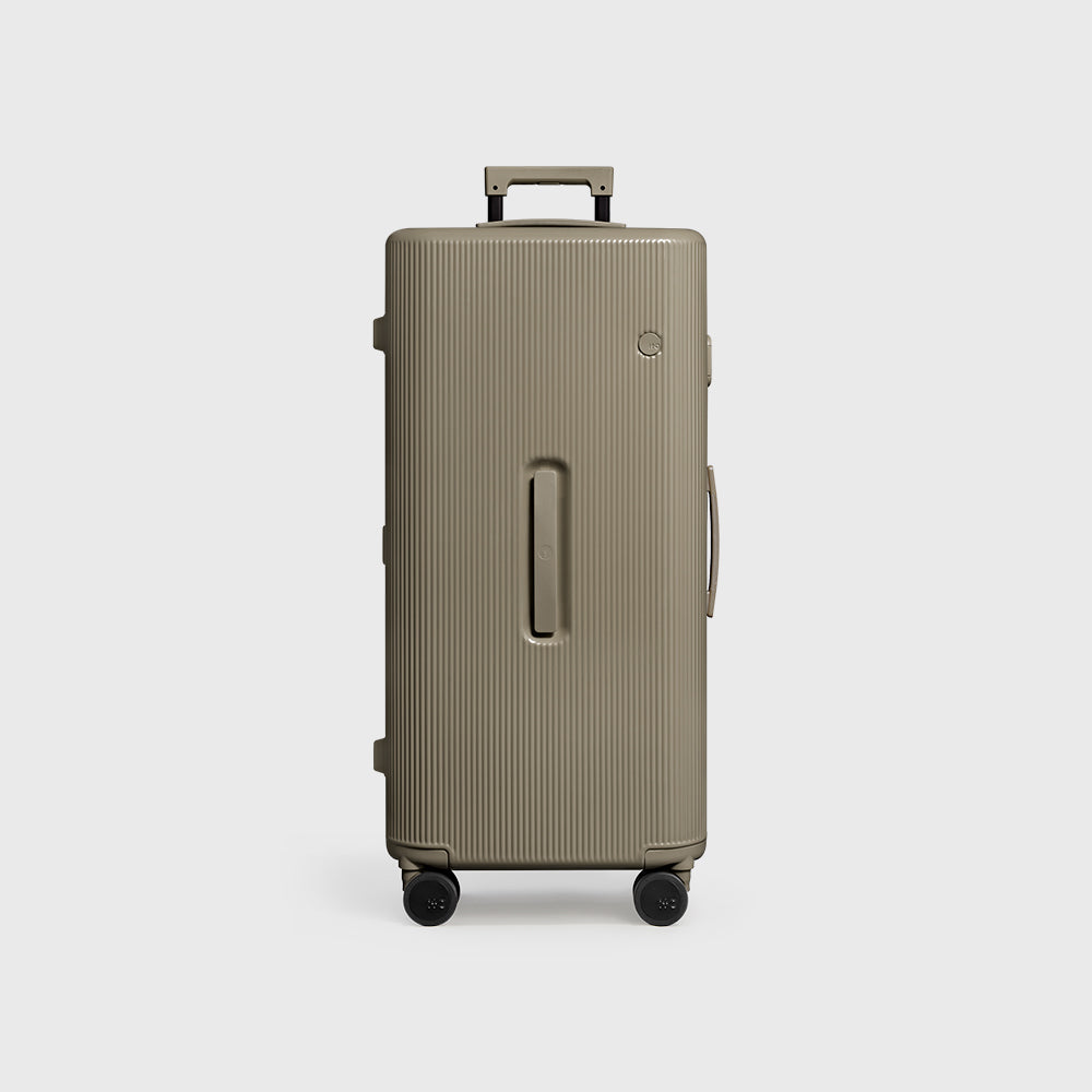ITO | PISTACHIO STRIPED 2 TRUNK PLAIN GREY 開心果胖胖箱行李箱 平原灰
