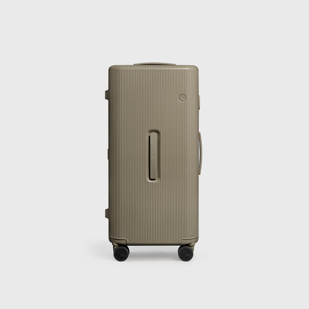 ITO | PISTACHIO STRIPED 2 TRUNK PLAIN GREY 開心果胖胖箱行李箱 平原灰