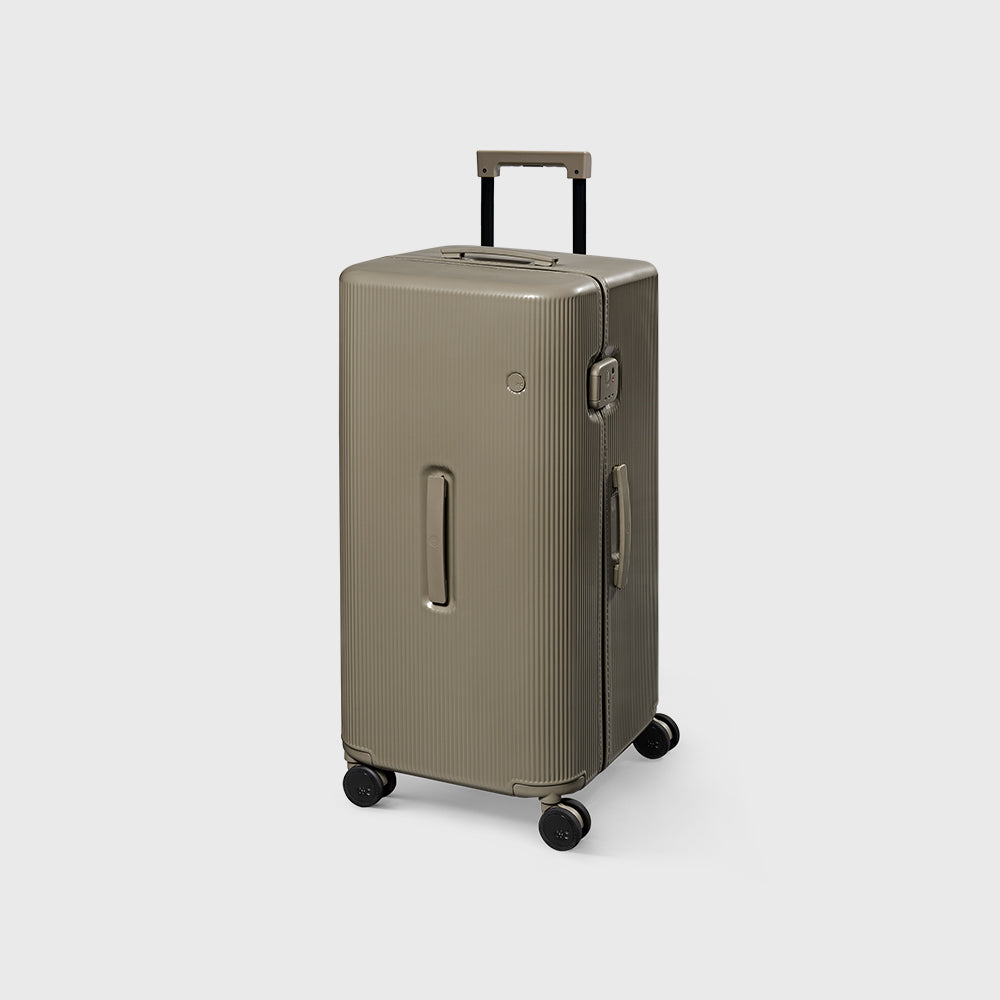 ITO | PISTACHIO STRIPED 2 TRUNK PLAIN GREY 開心果胖胖箱行李箱 平原灰