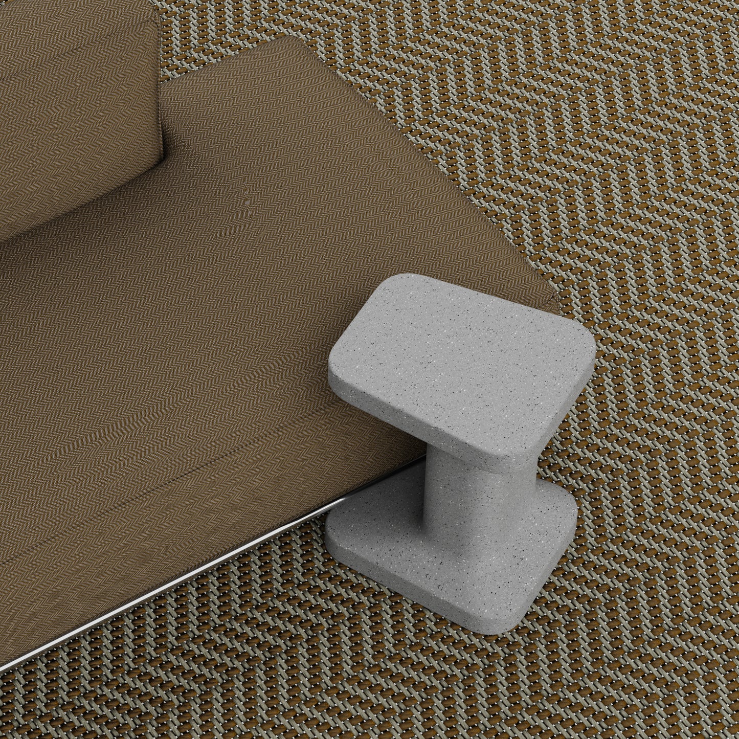 GYRO | MAP Stool (white) 消坡塊坐凳 白色