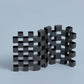 Kaiping Liu｜Sculptural Container Series - Cubes S (Brown)