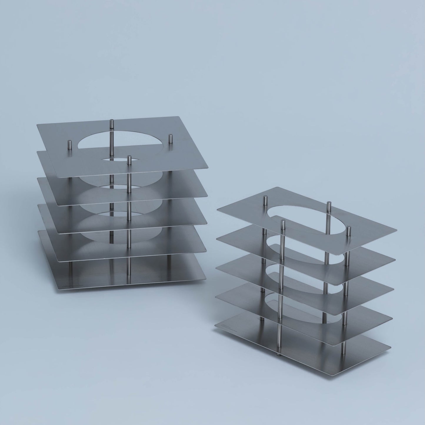Kaiping Liu｜Sculptural Container Series, Layered Cave (circle)
