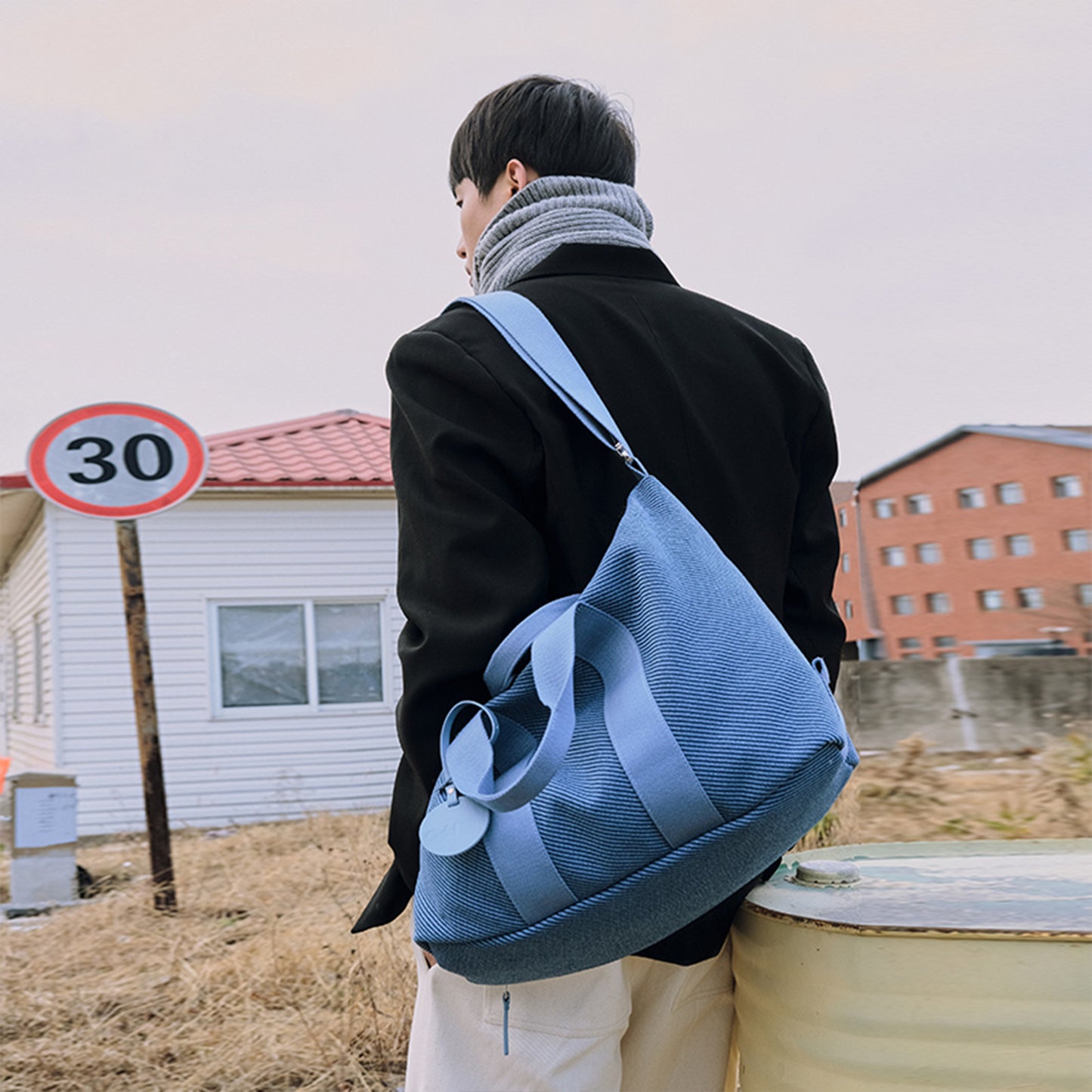 ITO |  CHANTERELLE DUFFLE BAG LOCH 旅行包 藍色