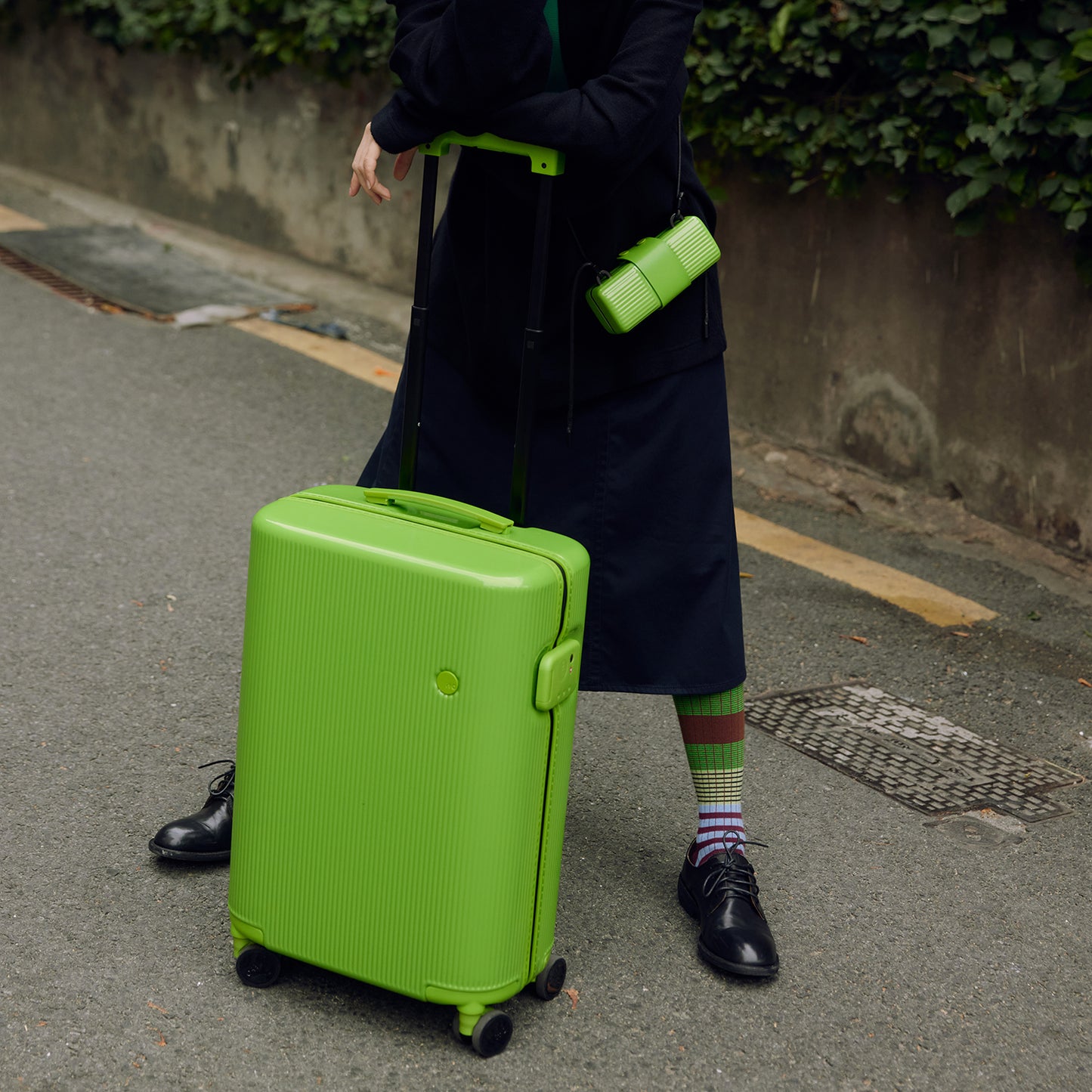 ITO |  PISTACHIO STRIPED 2 ECTOTHERM GREEN  20inch 開心果行李箱 冷血綠
