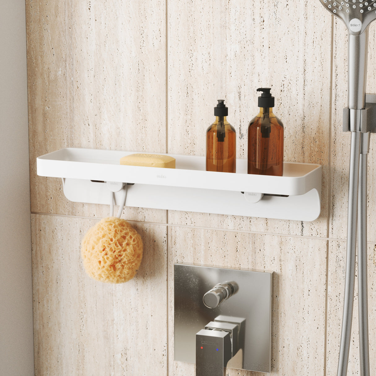 umbra | FLEX ADHESIVE SHELF 菲樂黏鉤免釘置物架
