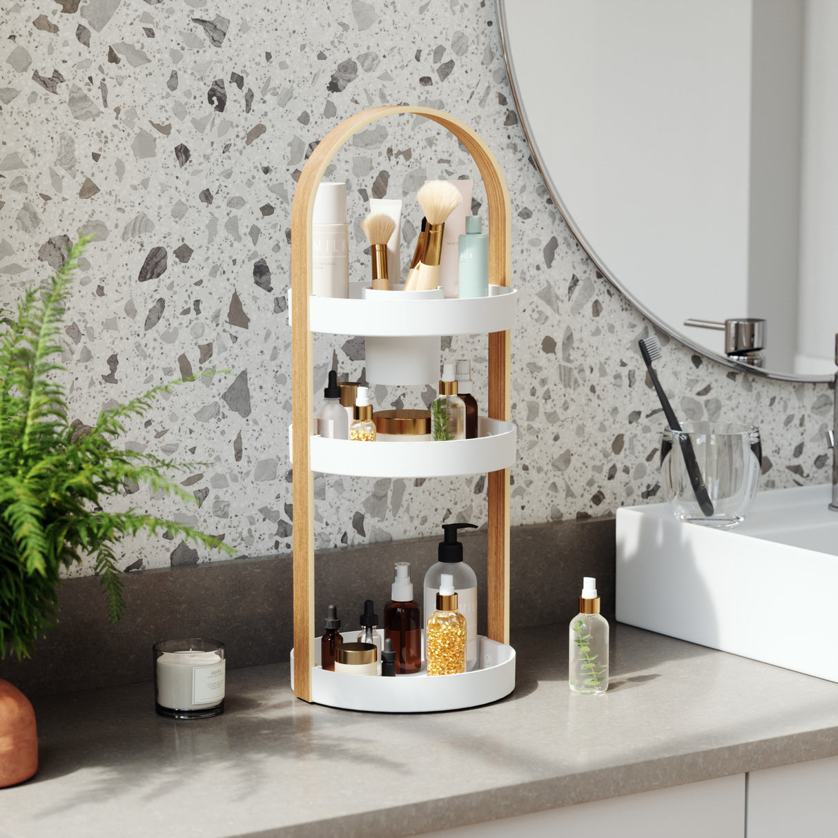 umbra | BELLWOOD COSMETIC ORGANIZER 三層收納盒