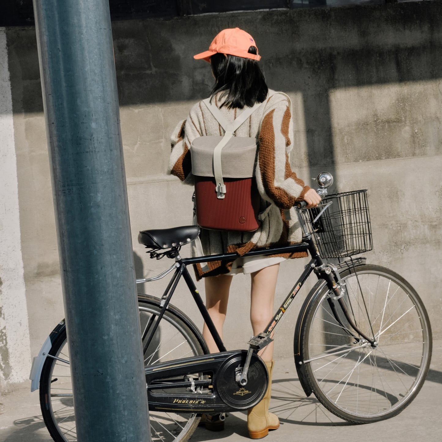 ITO |   PISTACHIO BACKPACK JUJUBE 開心果硬殼後背包 棗紅