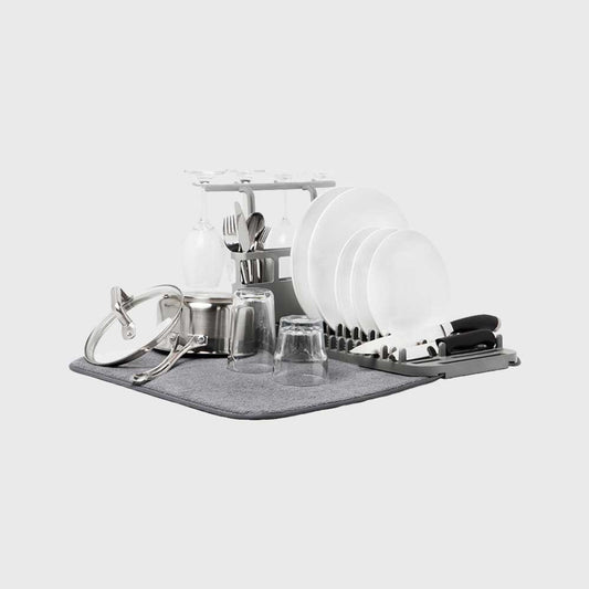 umbra | UDRY DISHRACK W/ DRY MAT CHARCOAL 瀝水架