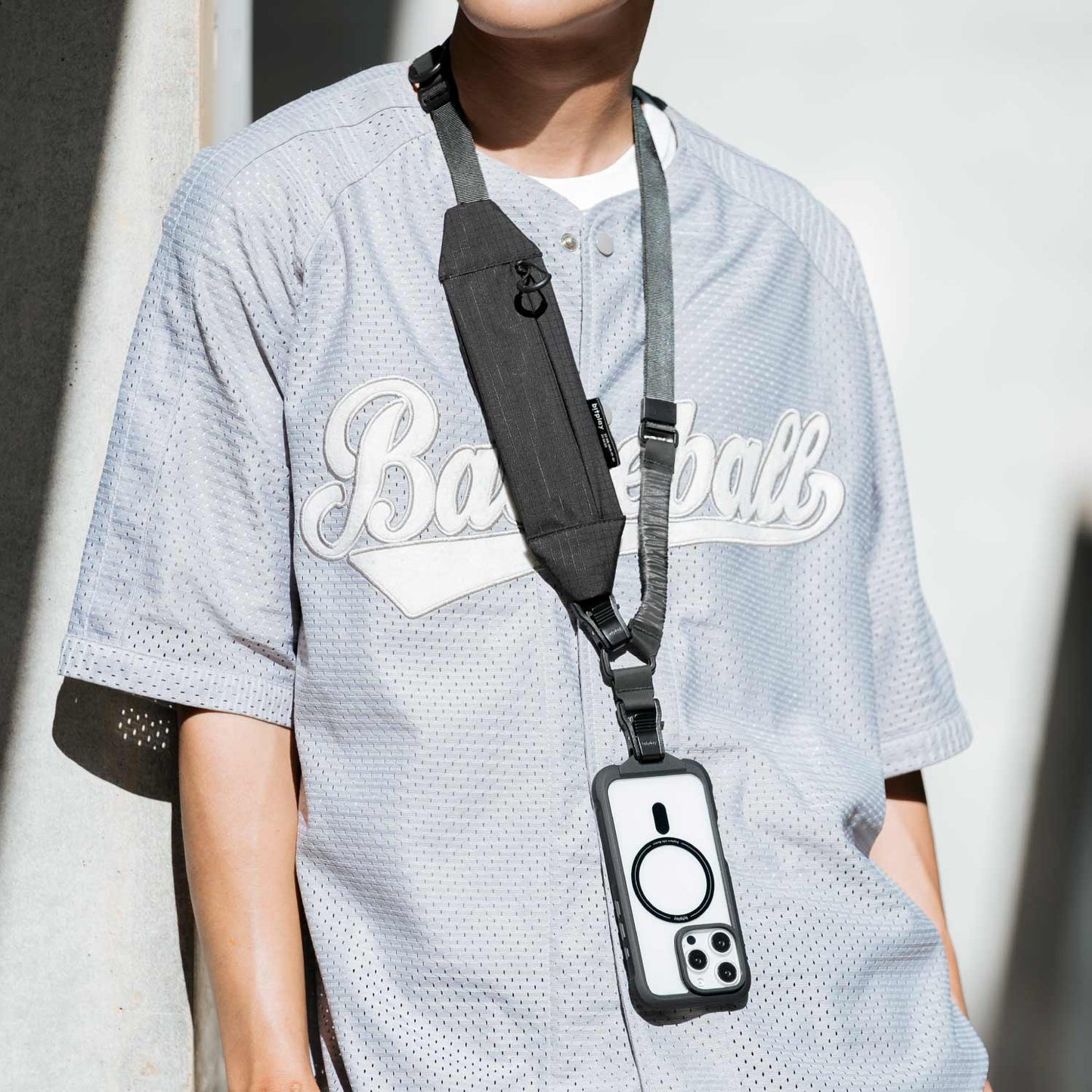 bitplay |  斜背小包掛繩 霧灰綠