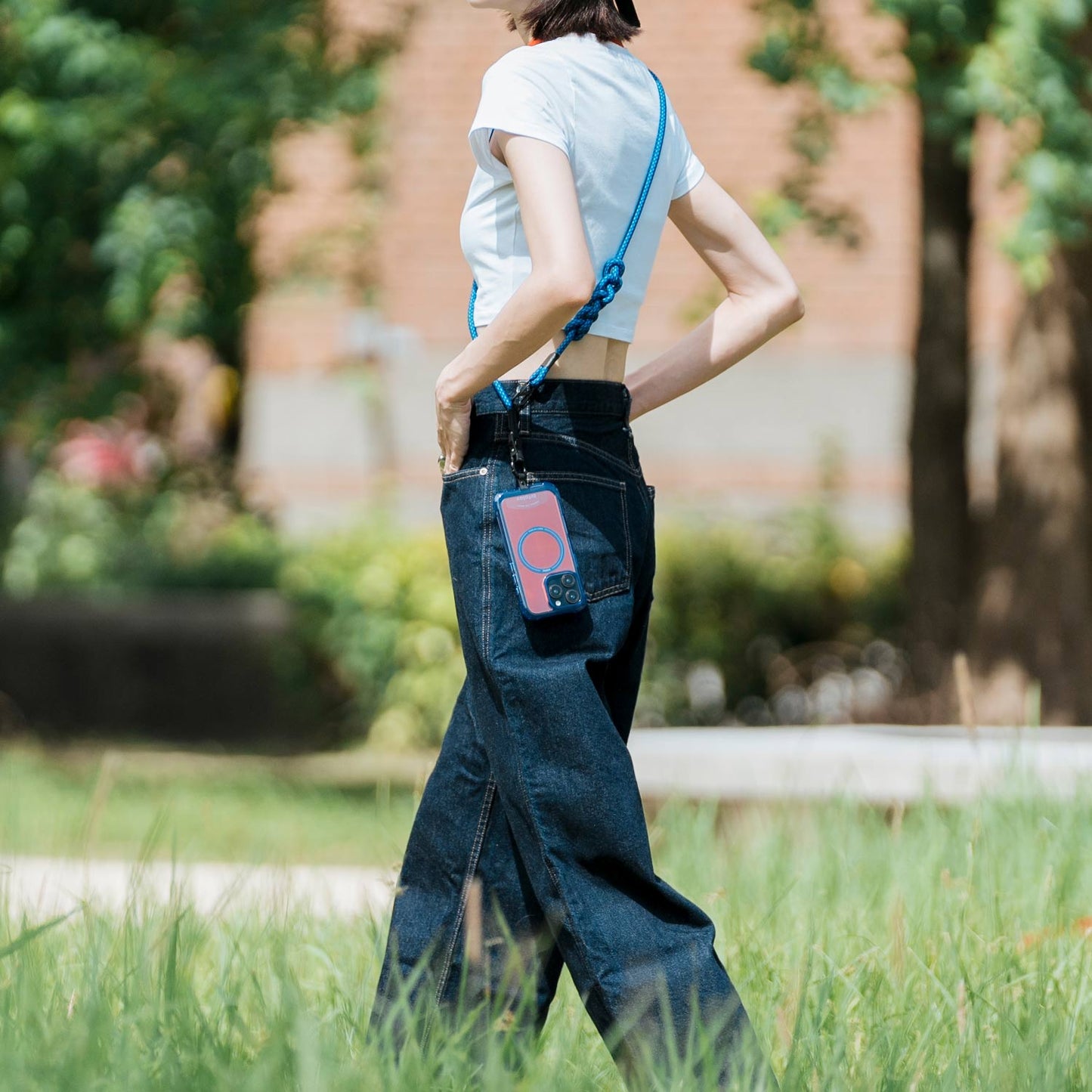 bitplay |  8mm 兩用掛繩背帶V2 深海藍