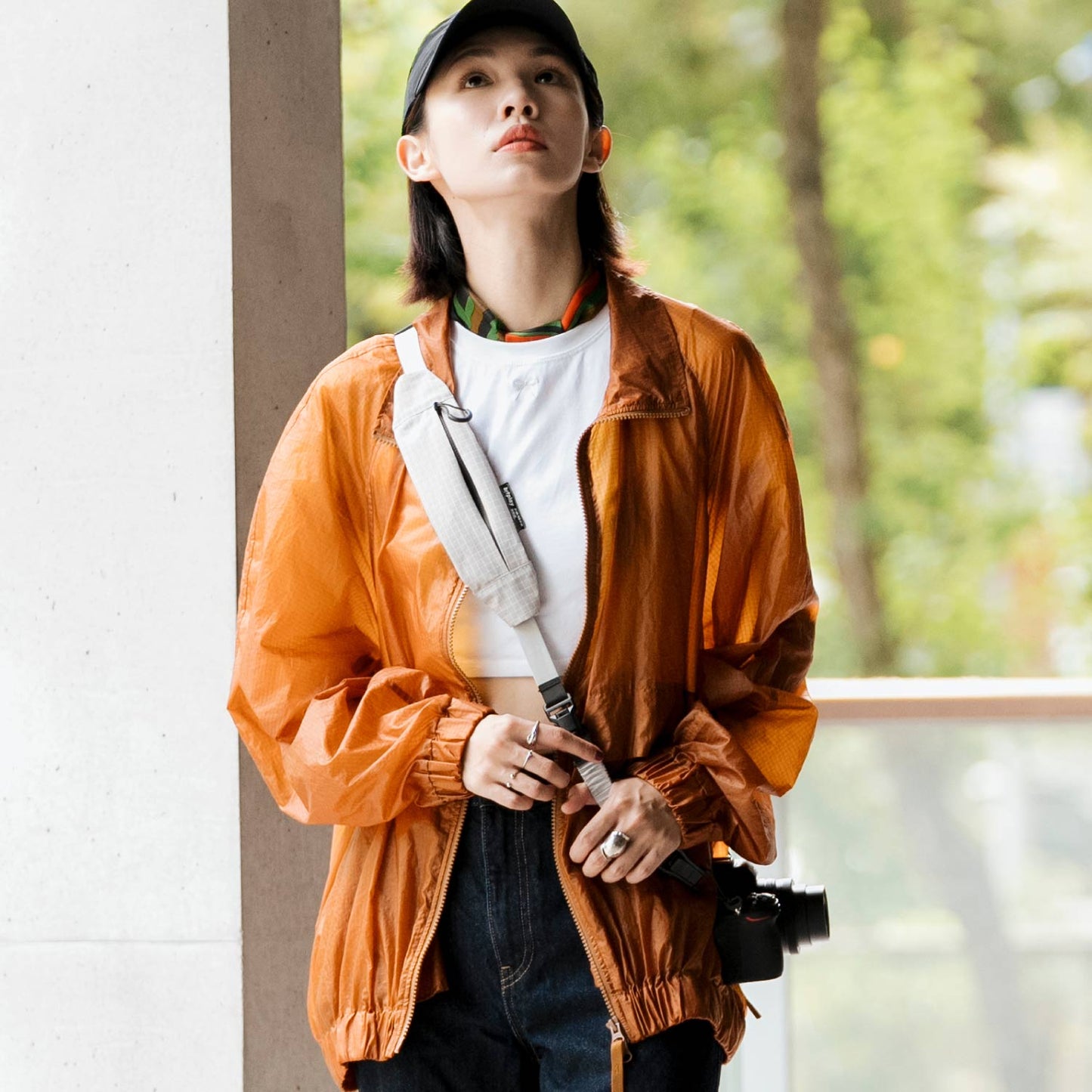 bitplay |  斜背小包掛繩 霧灰綠