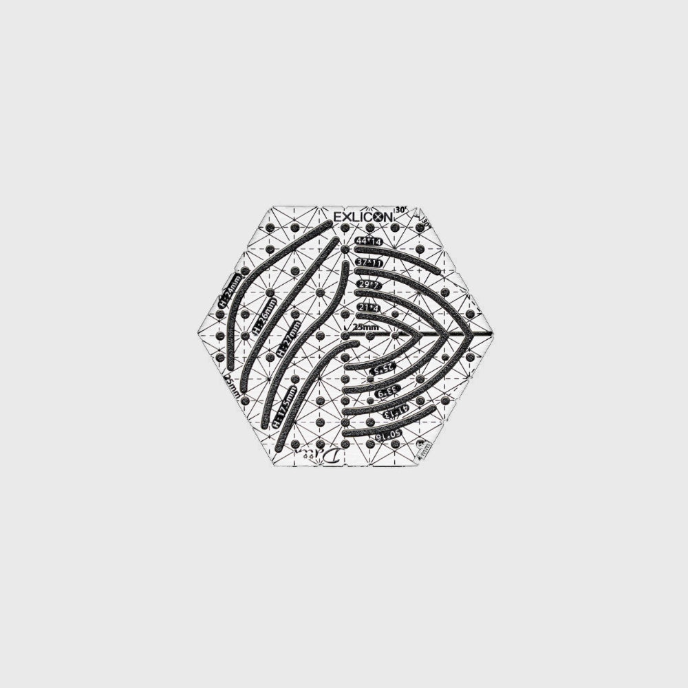 Ddiin | Small Stainless Steel Hexagon Disc 迷你不鏽鋼小六角形尺