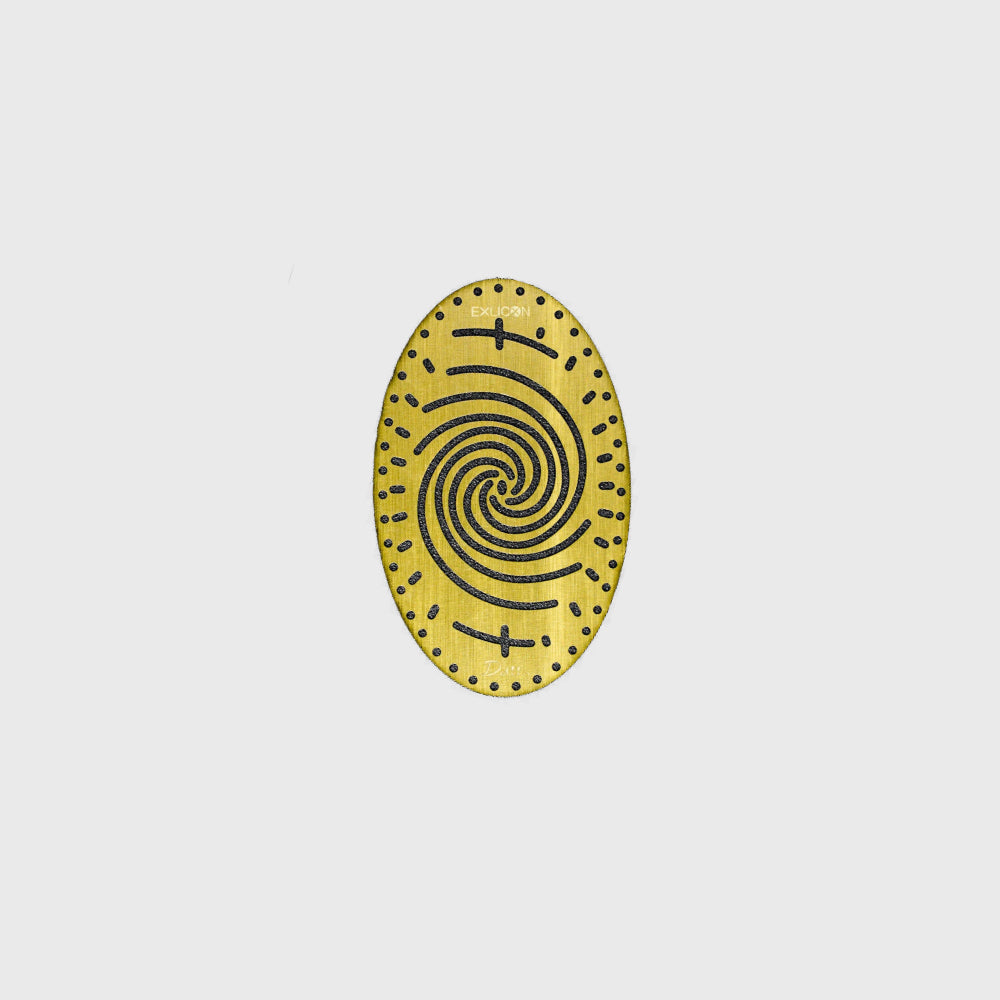 Ddiin | Exlicon橢圓黃銅圓盤Small Brass Exlicon Disc