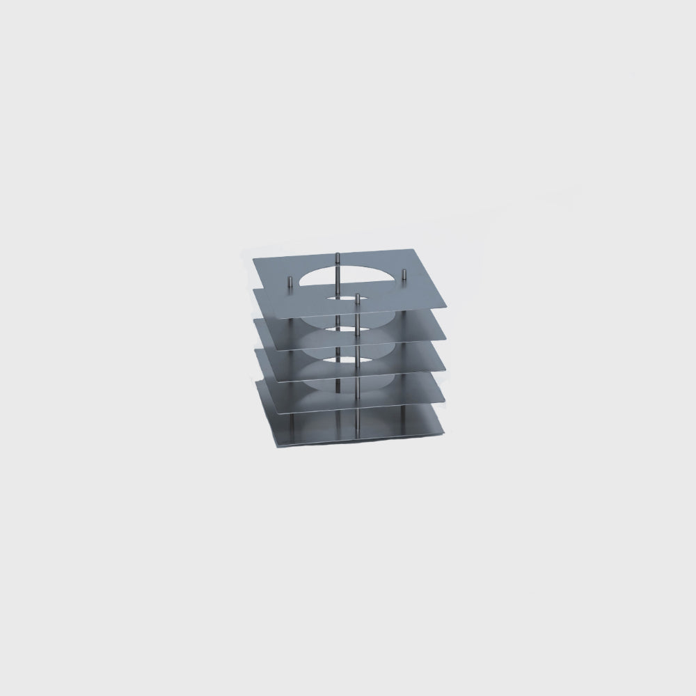 Kaiping Liu｜Sculptural Container Series, Layered Cave (circle)