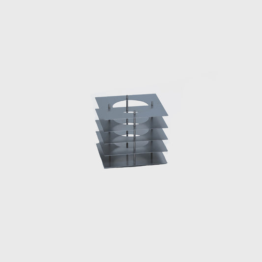 Kaiping Liu｜Sculptural Container Series, Layered Cave (circle)