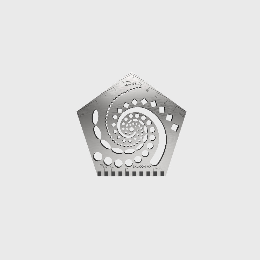 Ddiin | Small MX Disc 小型不鏽鋼繪圖尺