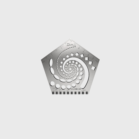 Ddiin | Small MX Disc 小型不鏽鋼繪圖尺