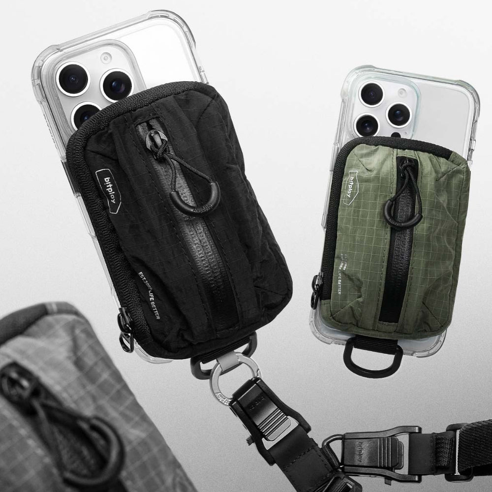 bitplay |  磁吸隨行小包 霧灰綠