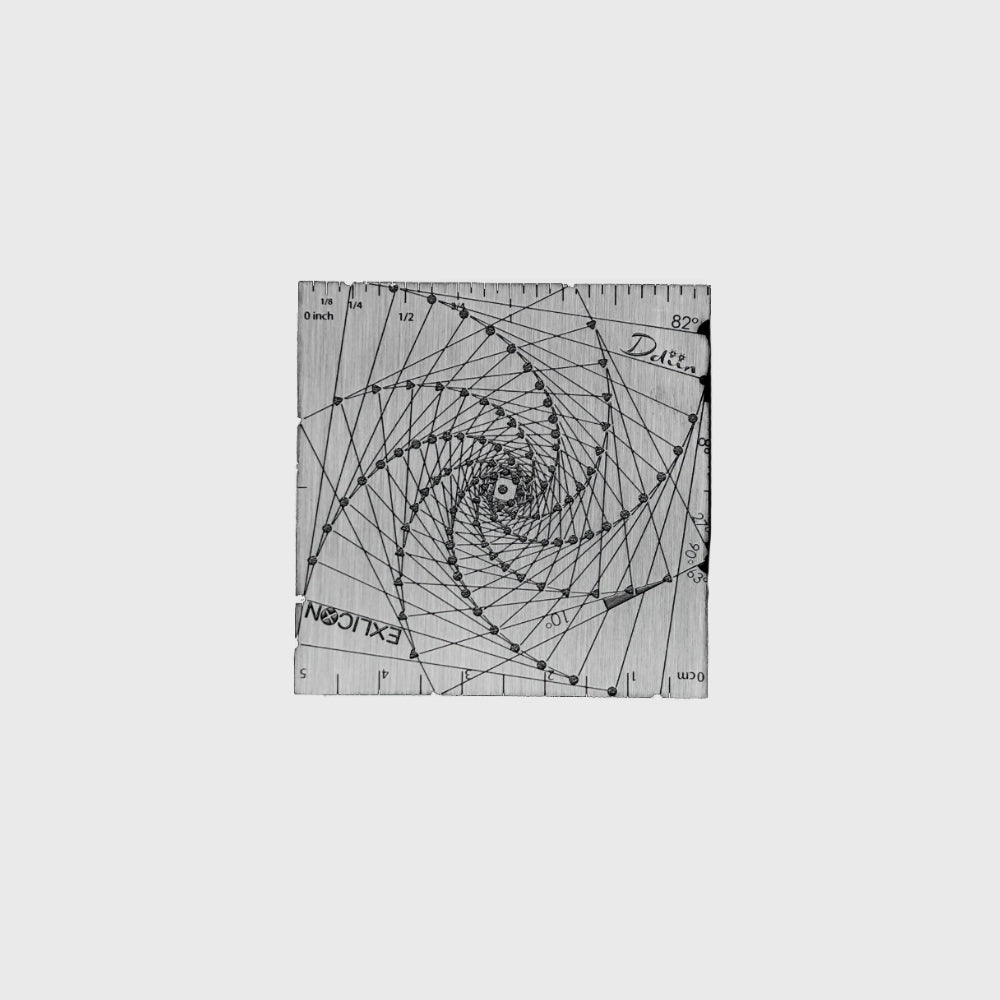 Ddiin | Small Square Disc 不鏽鋼迷你方形尺