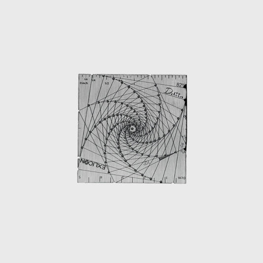 Ddiin | Small Square Disc 不鏽鋼迷你方形尺