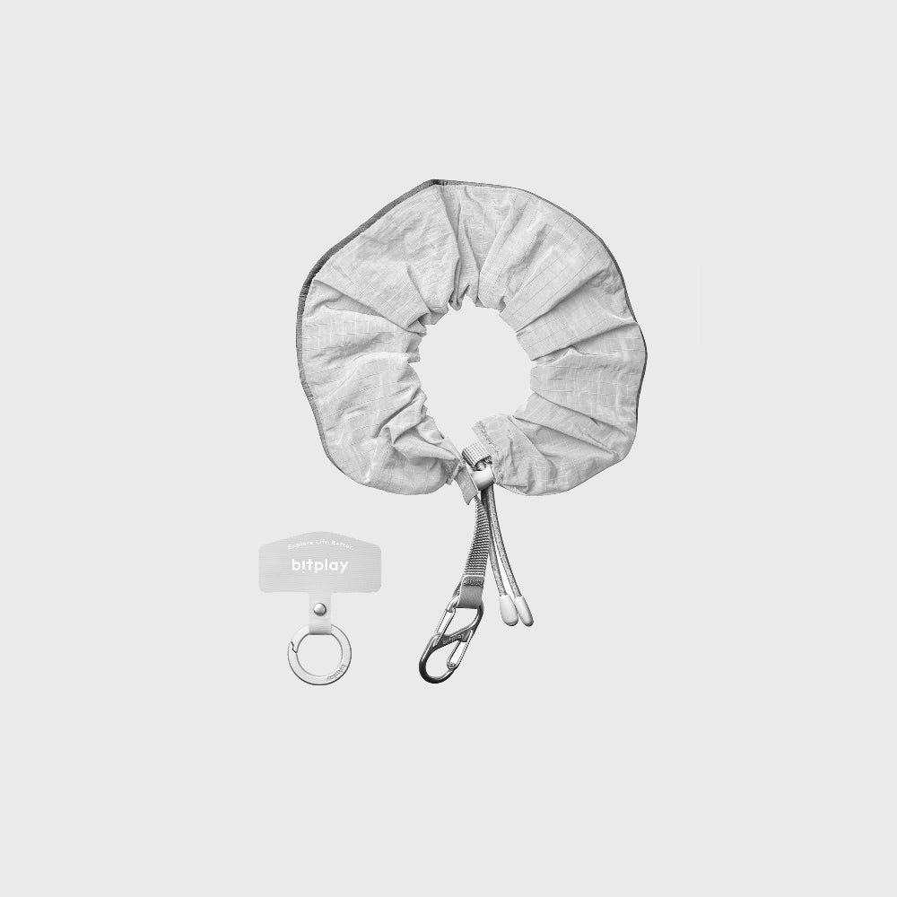 bitplay |  圈圈反光手繩 岩石灰
