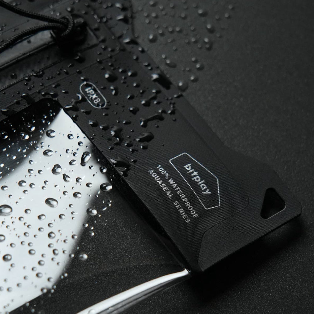 bitplay |  AquaSeal LiteSleek全防水輕巧直式手機袋 水泥灰