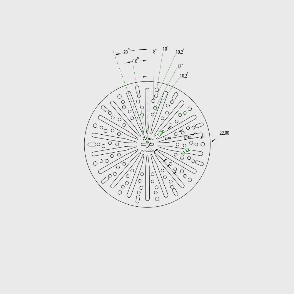 Ddiin | Magcon不銹鋼圓盤 Small Magcon Disc