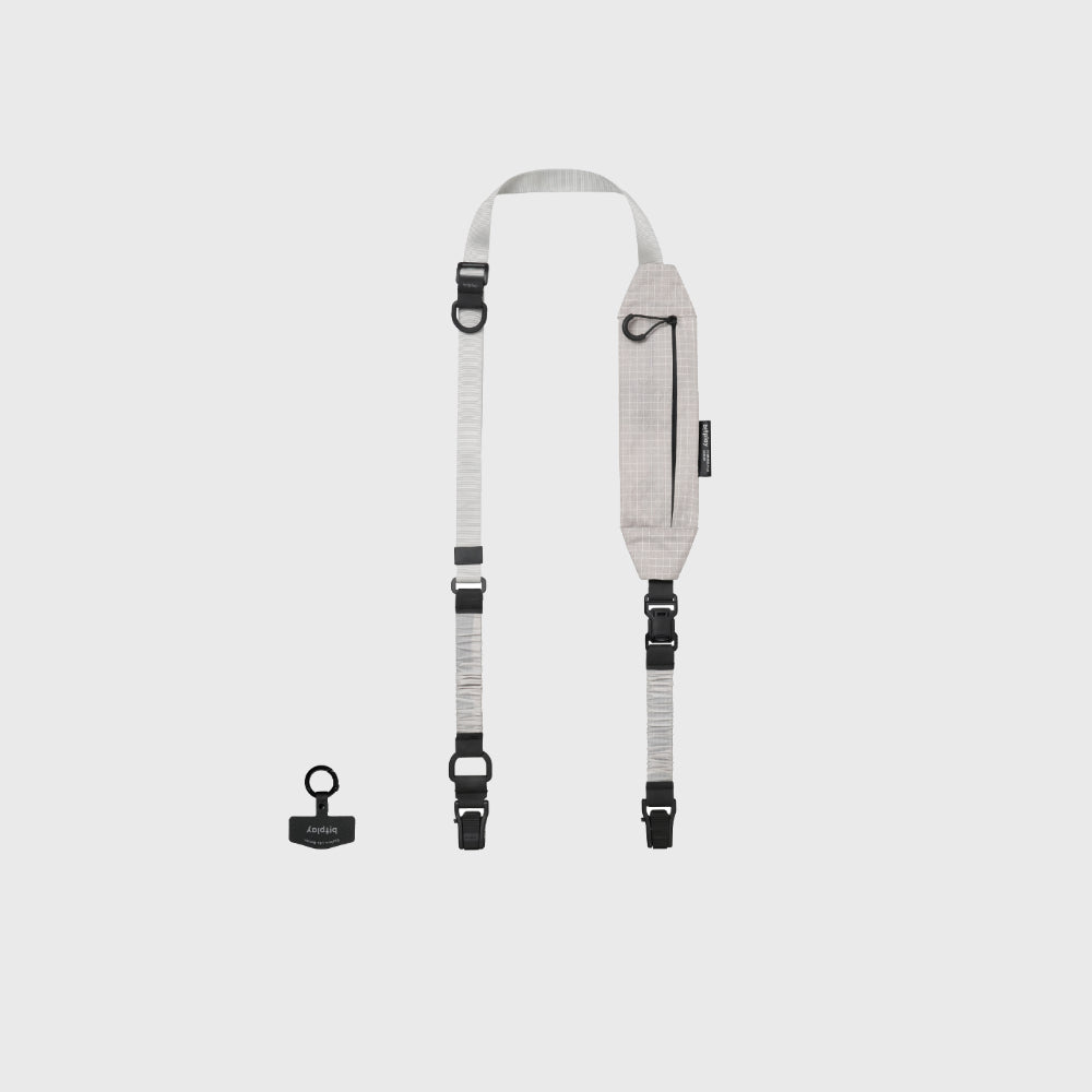 bitplay |  斜背小包掛繩 水泥灰