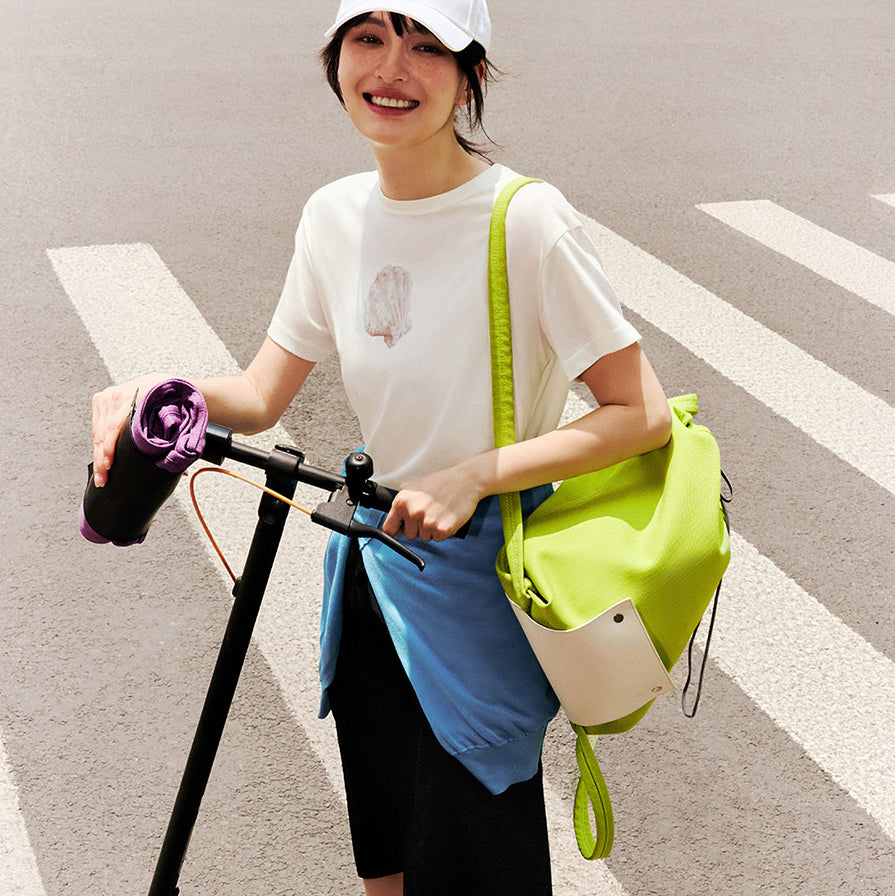 ITO | MYCENA BACKPACK 小傘菌折疊雙肩包 初綠