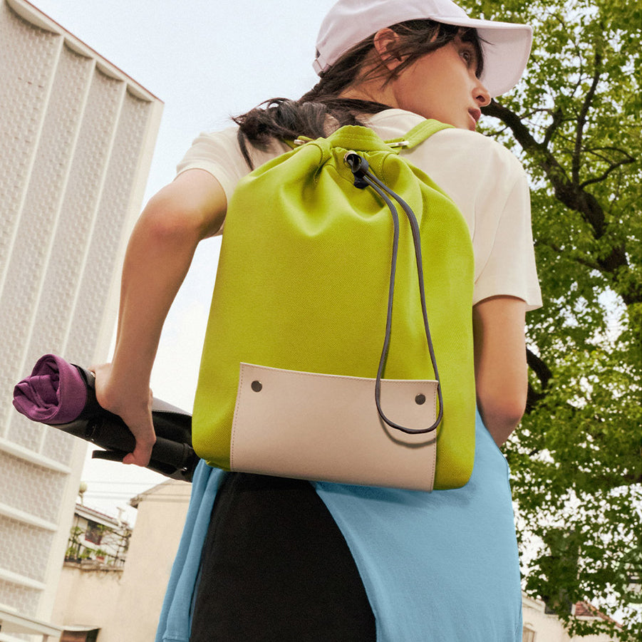 ITO | MYCENA BACKPACK 小傘菌折疊雙肩包 初綠