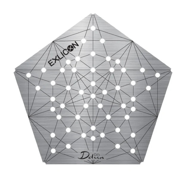 Ddiin | Small Star Disc 小型星形不鏽鋼繪圖尺