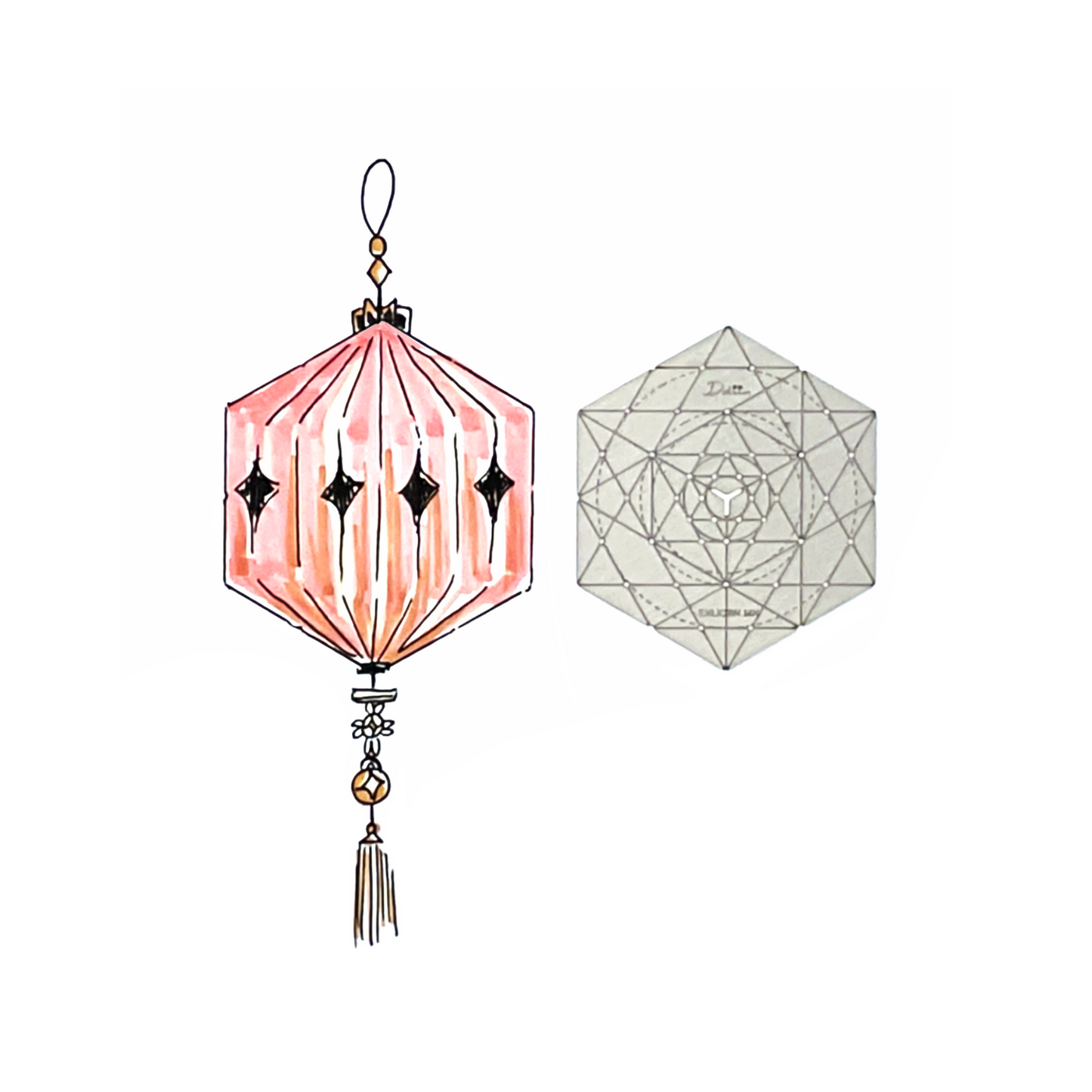 Ddiin | Cabinet 不銹鋼繪圖尺 Small Cabinet Disc