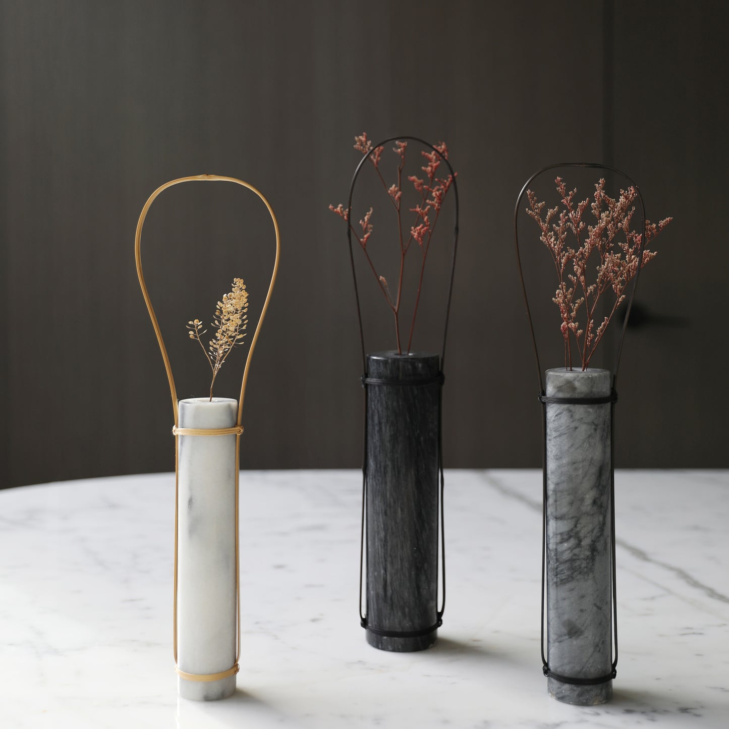 Essence Design & Craft | Bamboo-Marble Curve Vase 織器 花器