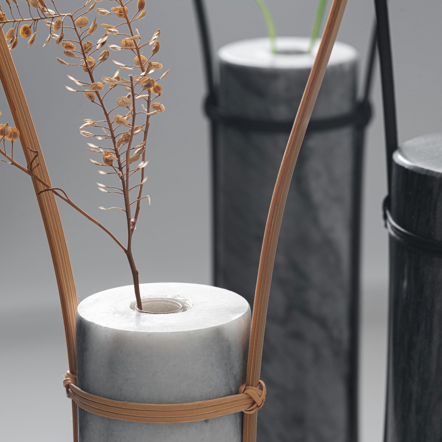 Essence Design & Craft | Bamboo-Marble Curve Vase 織器 花器
