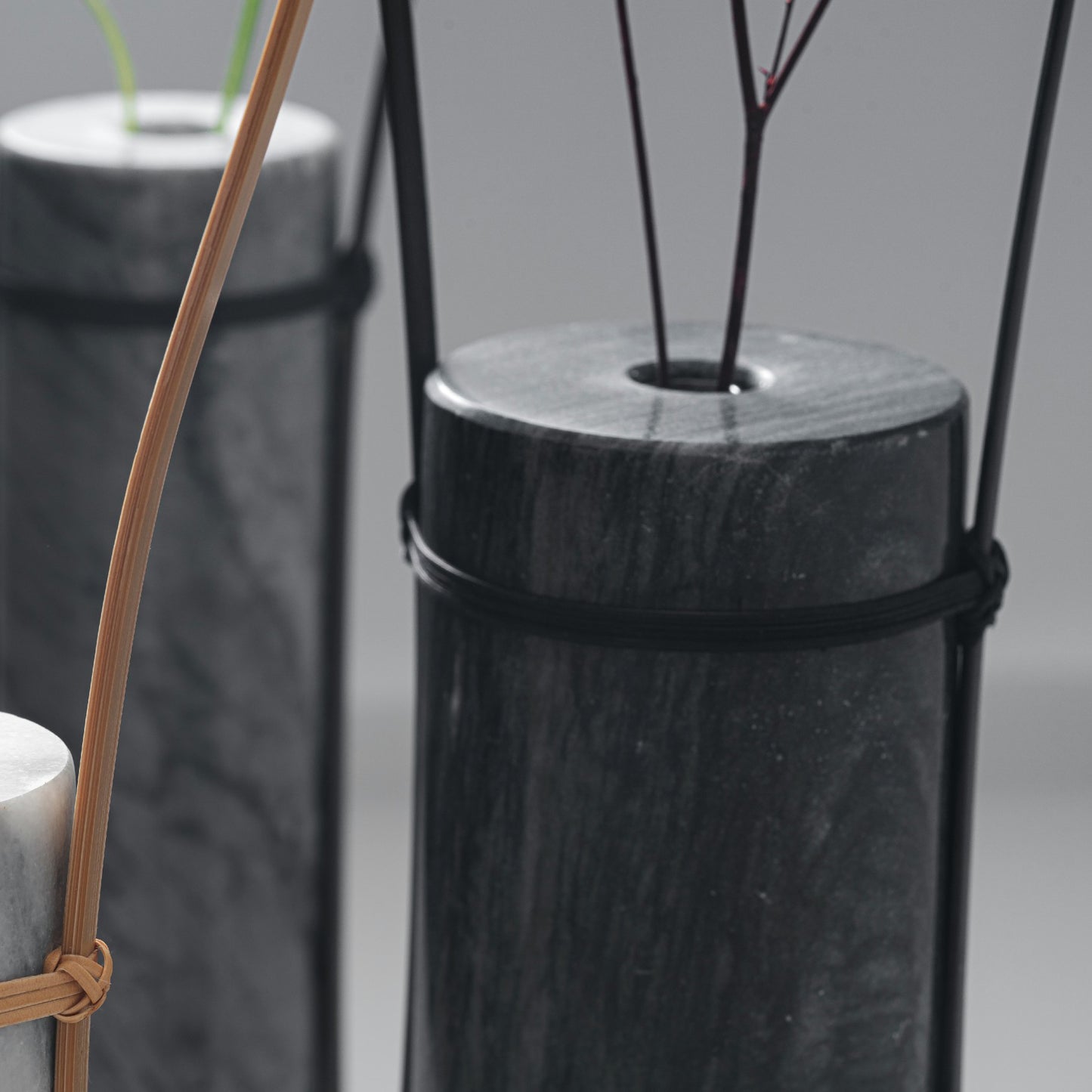 Essence Design & Craft | Bamboo-Marble Curve Vase 織器 花器