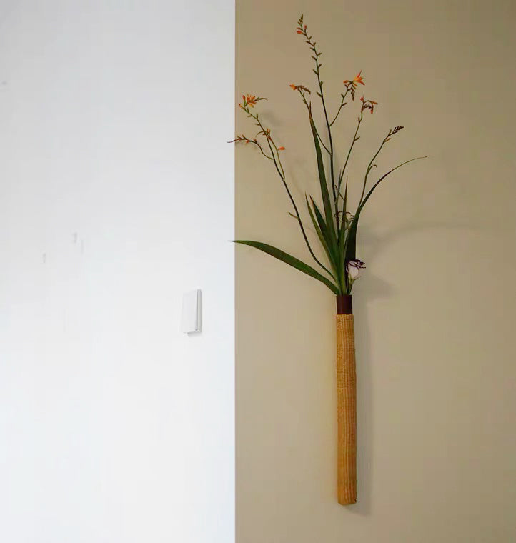 大好設計河山 | 黃草編 老竹花器